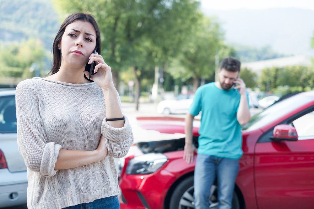 What should you do in a car accident with an uninsured driver?