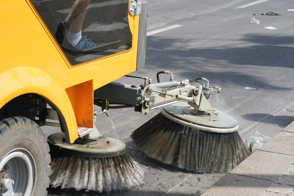 Government agencies are responsible for keeping roads clear in California.