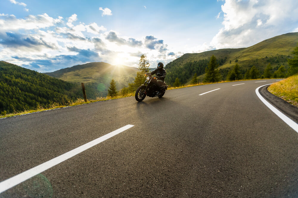 What are the motorcycle lane positioning laws in California.