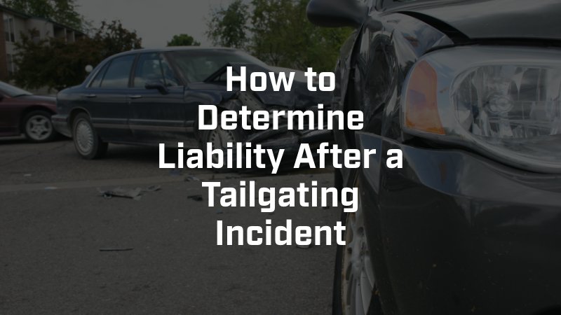 tailgating accidents in Phoenix